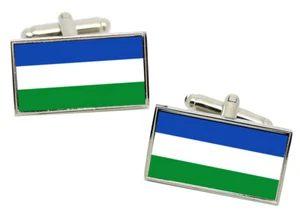 Córdoba (Colombia) Flag Cufflinks in Chrome Gift Box - Picture 1 of 5