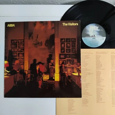 ABBA - The Visitors LP Sweden Polar orig 1981 EX/VG+ w inner Pop Hits Vocal - Image 1 of 4