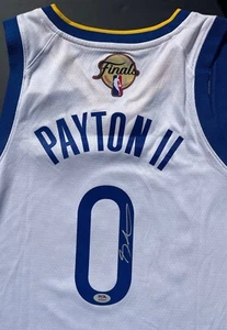 Gary Payton II Signed Autographed Golden State Warriors Jersey Finals Psa/Dna - Picture 1 of 4