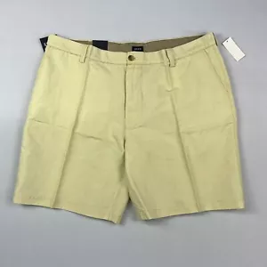 IZOD Men’s W42 Classic Linen Spring Chino Shorts Yellow NWT - Picture 1 of 6