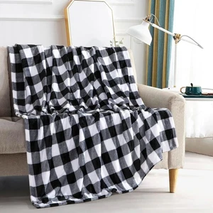 Elegant Comfort Velvet Touch Ultra Plüsch Weihnachten 50" x 60", Büffel Schwarz - Bild 1 von 6