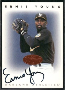 Serie Leaf Signature 1996 #NNO Ernie Young autógrafos bronce - Imagen 1 de 2