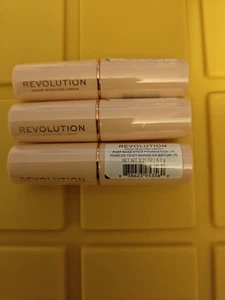 MY5- Set Of 3 Makeup Revolution Fast Base Foundation Stick F1 0.21oz - Picture 1 of 3