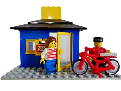 Lego Legoland 6689 Post Statio Postamt & 2 MF post001 hor005 v 1985 Town Classic - Bild 1 von 4