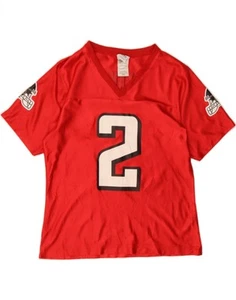 NFL Womens Cleveland Browns Graphic T-Shirt Top UK 14 Medium Red Polyester KQ20 - Picture 1 of 3
