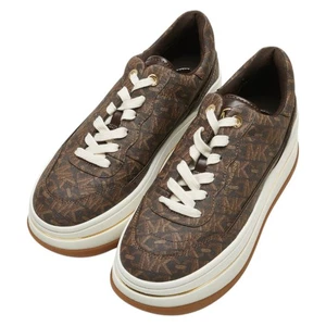 Michael Kors HAYES Empire Signature Logo Platform sneakers Size: 7M【Used】 - Picture 1 of 8