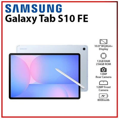 NEW Samsung Galaxy Tab S10 FE WiFi BLUE 12GB+256GB Octa Core Android PC Tablet - Bild 1 von 4