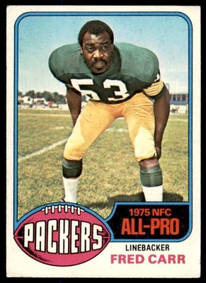 1976 Topps Fred Carr Green Bay Packers #360 EX - Image 1 of 2
