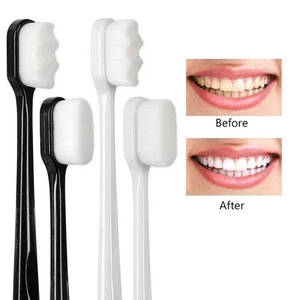 4Pcs Extra Soft Micro-Nano Toothbrush For Sensitive Gums New Home-Suppl W4K3 - Picture 1 of 12