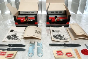 Lot of 2 COX TEE DEE .020 No.160 Airplane Engine Vintage New in Box - Picture 1 of 13