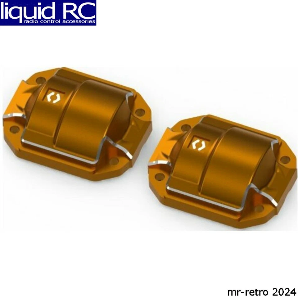 HPI 161143 Aluminum Diff Cover Orange / 2 Pieces for Venture18 - Image 1 of 1