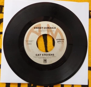 Cat Stevens 45 RPM Record-Sweet Jamaica - Imagen 1 de 2