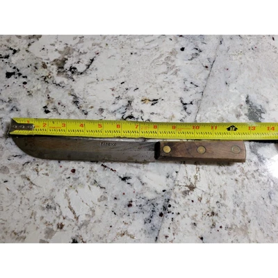 Vintage Old Forge Case XX CaseXX Chefs 8" Butchers Knife Wooden Handle #OA - Image 1 of 4