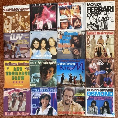16x 7" Single Sammlung * 70er International * Disco / Pop * für Musikbox Jukebox - Bild 1 von 4