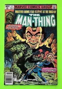 Man-Thing #4 (Marvel Comics Mai 1980) Dr. Seltsam, Baron Mordo Bronzezeit. F/VF. - Bild 1 von 2