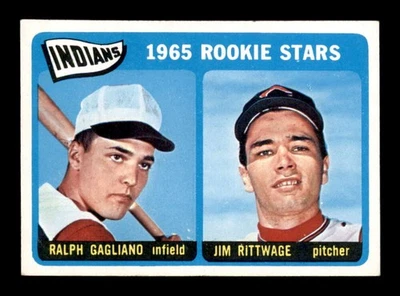 1965 Topps #501 Jim Rittwage/Ralph Gagliano Rookie Stars VG/VGEX X3567907 - Image 1 of 3