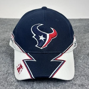 Cappello Houston Texans Reebok uomo NFL calcio strapback berretto AFC logo ufficiale Y2K - Foto 1 di 9