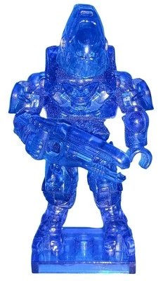NEW Halo Mega Construx Blue Covenant Elite Ranger Translucent Figure DELTA CHASE - Image 1 of 4