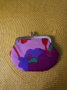 Vintage Retro 60er/70er Geldbörse von Siris Made In Hong Kong Floral Kiss Lock - Bild 1 von 5