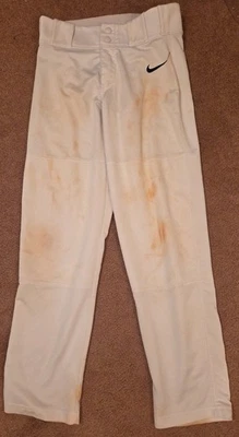 Nike Youth Baseball Pants White with Black Piping, size Large, EUC - Image 1 of 3