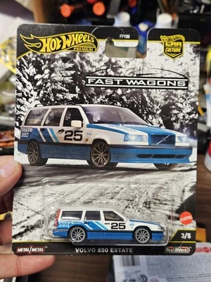 # 1/64 HOT WHEELS PREMIUM - VOLVO 850 ESTATE serie FAST WAGONS # - Immagine 1 di 2