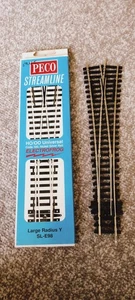 Peco Spur O SL-E98 Electrofrog großer Radius Y Weiche New Old Stock - Bild 1 von 6