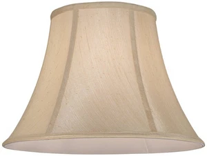 Champagne Softback Bell Lamp Shade 8.5x16x11.5 (Spider) - Picture 1 of 1