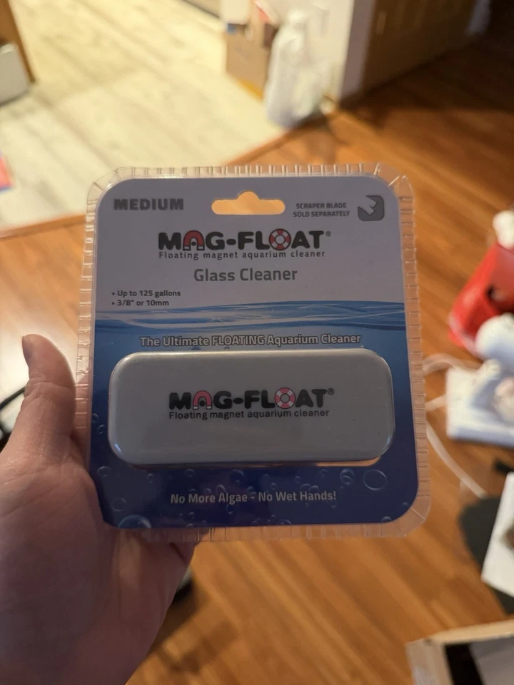 MAG-FLOAT GLASS FLOATING MAGNET AQUARIUM CLEANER MEDIUM FLOAT-125 - Image 1 of 1