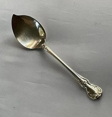 Cuchara para servir Towle Old Master de gelatina maciza esterlina 6 1/2" vintage sin mono Foto 1 de 3