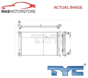ENGINE COOLING RADIATOR TYC 702-0012-R H NEW OE REPLACEMENT - Picture 1 of 5
