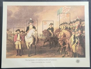 US Scott 1686 - Cornwall's Surrender - MNH - 1976 Issue - Souvenir Sheet of 5 - Picture 1 of 1