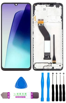 JEJO MEDIA LCD Full Display Bildschirm Touchscreen Rahmen für Xiaomi Redmi 14C 2411DRN47C