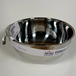 All-Clad Edelstahl 5 Quart große Rührschüssel mit Lippe Griff All Clad - Bild 1 von 6