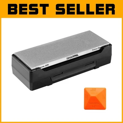 Afilador de piedras de afilar de diamante de doble cara - grueso 325 y grano extra fino 1200 Foto 1 de 4