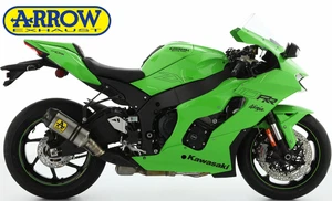 EXHAUST TERMINAL ARROW INDY RACE TITANIUM KAWASAKI ZX-10RR NINJA 21 22 23 - Picture 1 of 1