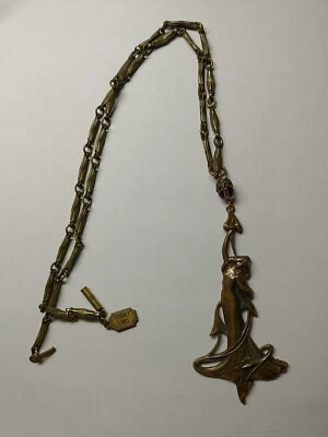 Piddly Links Calla Lily Pendant Necklace with Bar Chain 18.5in - Image 1 of 4