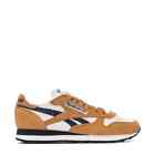 New Mens Reebok Classic Leather Gw3760 Chalk/Wild Brown/Vector Navy Shoes