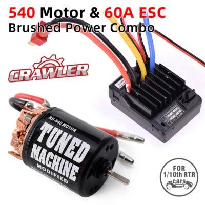 AUSTAR 540 Brushed Motor + 60A ESC Combo für RC 1/10 Crawlers Buggies Cars - Bild 1 von 4