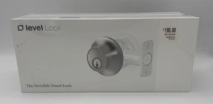 Cerradura de nivel cerradura de puerta inteligente de entrada con llave - níquel satinado - Imagen 1 de 6