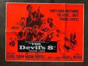 Devils 8, 1969 original uk Quad poster - Picture 1 of 2