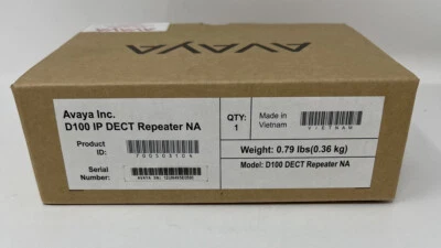 Avaya D100 IP DECT Repeater NA (700503104) - Image 1 of 2