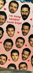 Cute Journal Lined - New ! Chris Hemsworth/Ryan Reynolds/ Bradley Cooper/ Leo - Picture 1 of 5