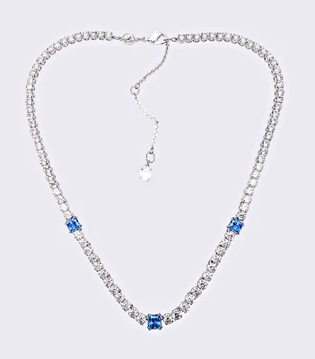NUEVO 100% Auténtico Collar Tenis SWAROVSKI Matriz Azul Brillante Blanco 5666167 Foto 1 de 3
