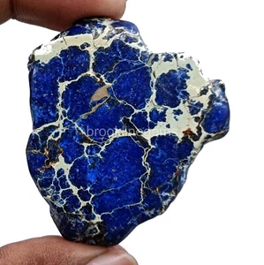 Natürliche zertifizierte 99 kt blaue Türkis Platte Arizona grober loser Edelstein 24JT - Bild 1 von 8