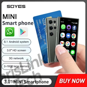 Unlocked SOYES S23 Pro Mini HD Smartphones 3G GSM 2+16GB Android 8.1 Dual SIM - Picture 1 of 21