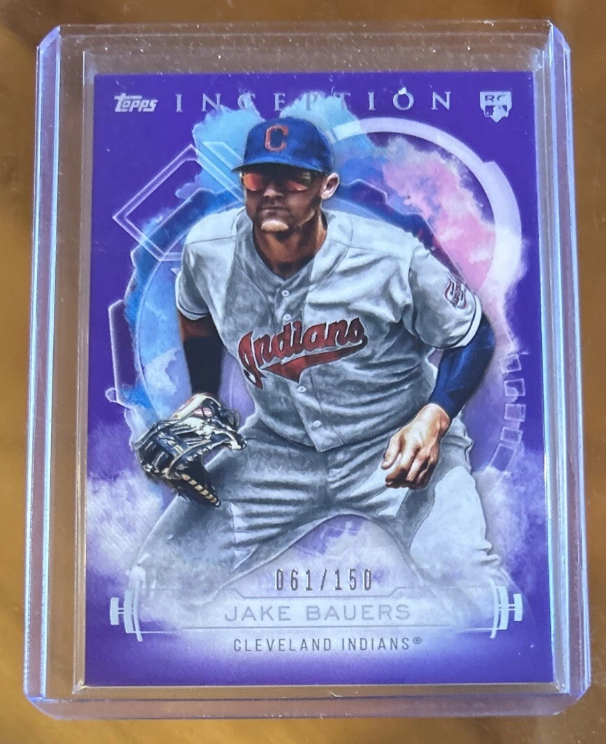 2019 Topps Inception Jake Bauers Purple Rookie Parallel #61/150 Brewers RC