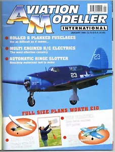 AVIATION MODELLER INTERNATIONAL Magazine January 1999 Free pullout plans - Picture 1 of 4