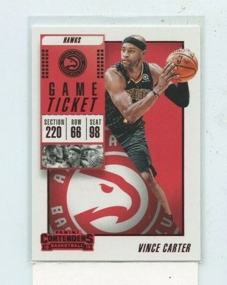 VINCE CARTER 2018-19 Panini Contenders Red Foil  Parallel #22 - Image 1 of 1