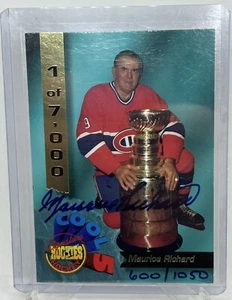 1995 Maurice Richard Signature Rookies Auto 600/1050 Montreal Canadiens - Picture 1 of 2