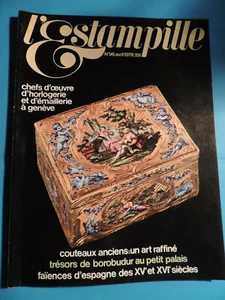 L'Estampille couteaux anciens faiences d espagne musee horlogerie art borobuour  - Imagen 1 de 2